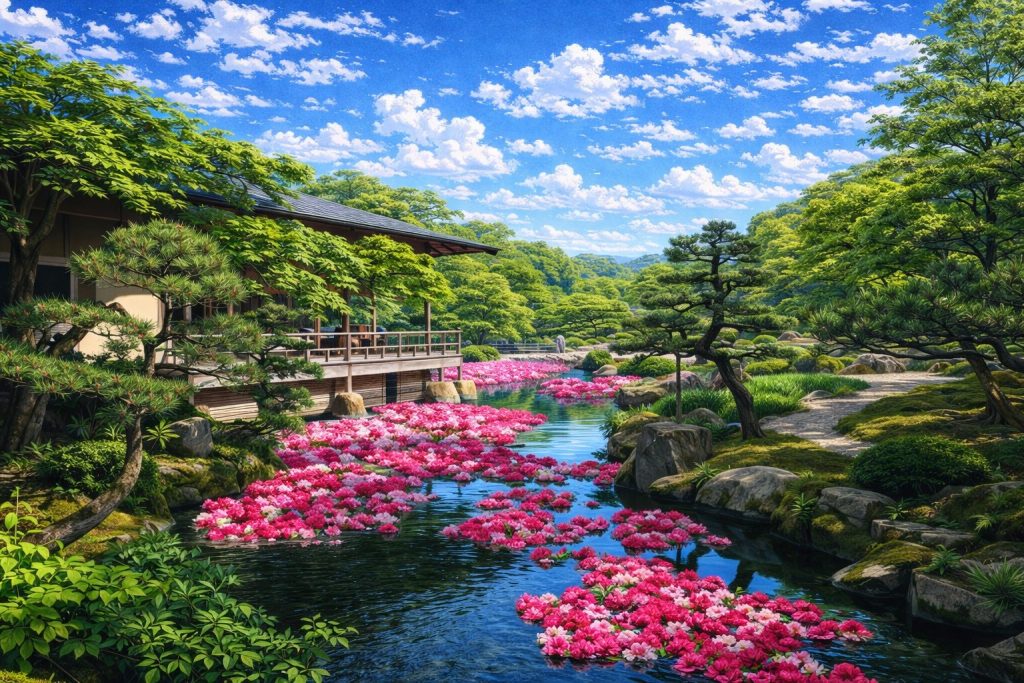 Jardín Yūshien (由志園)