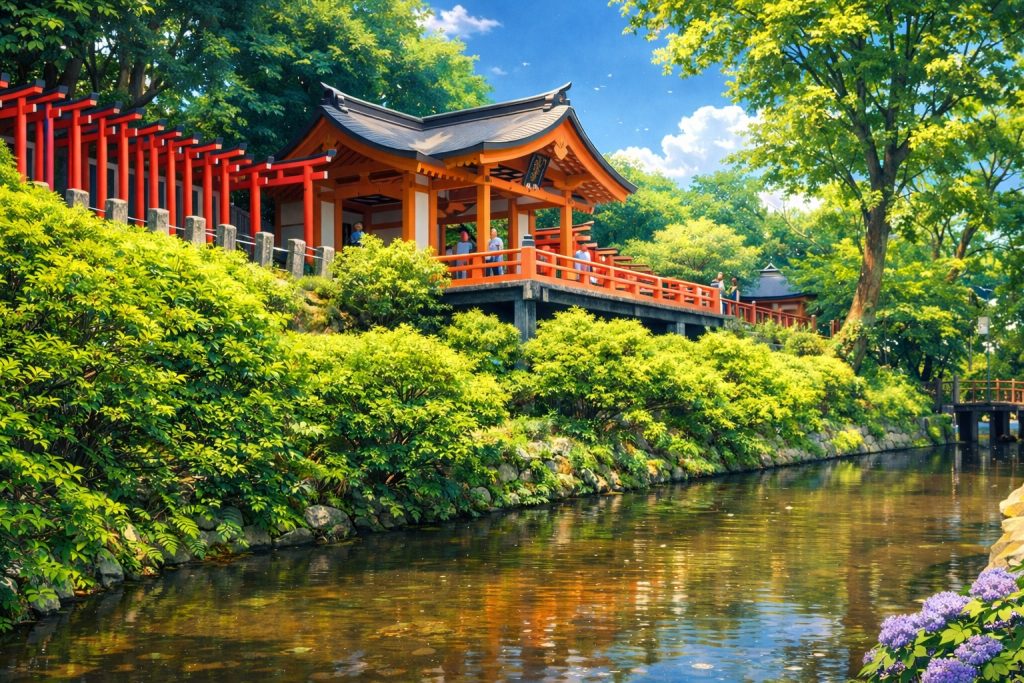Santuario Nezu-jinja (根津神社)