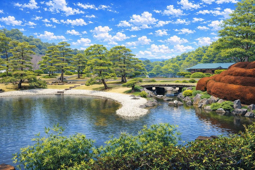 Jardines Momijiyama (駿府城公園 紅葉山庭園)