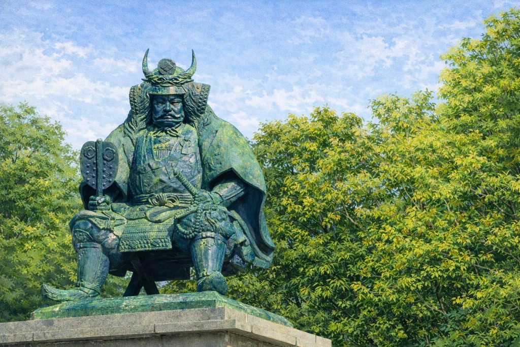 Estatua de Takeda Shingen (武田信玄公之像)