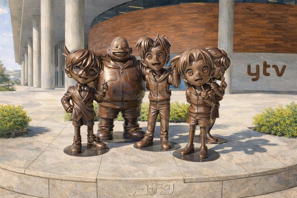 Estatuas de bronce de Detective Conan (名探偵コナン銅像)