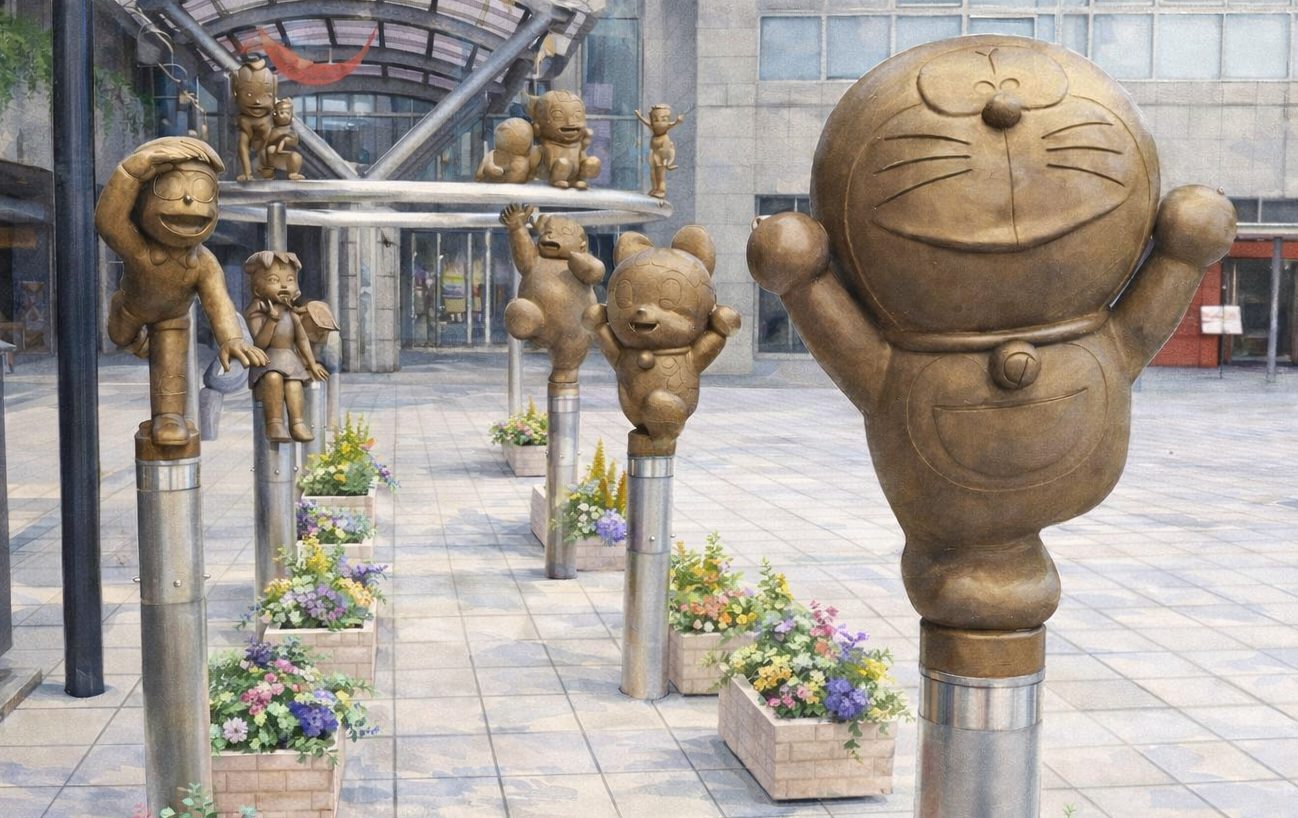 Doreamon Walk Doraemon Walking Trail (ドラえもんの散歩道) - Sakurapath.com