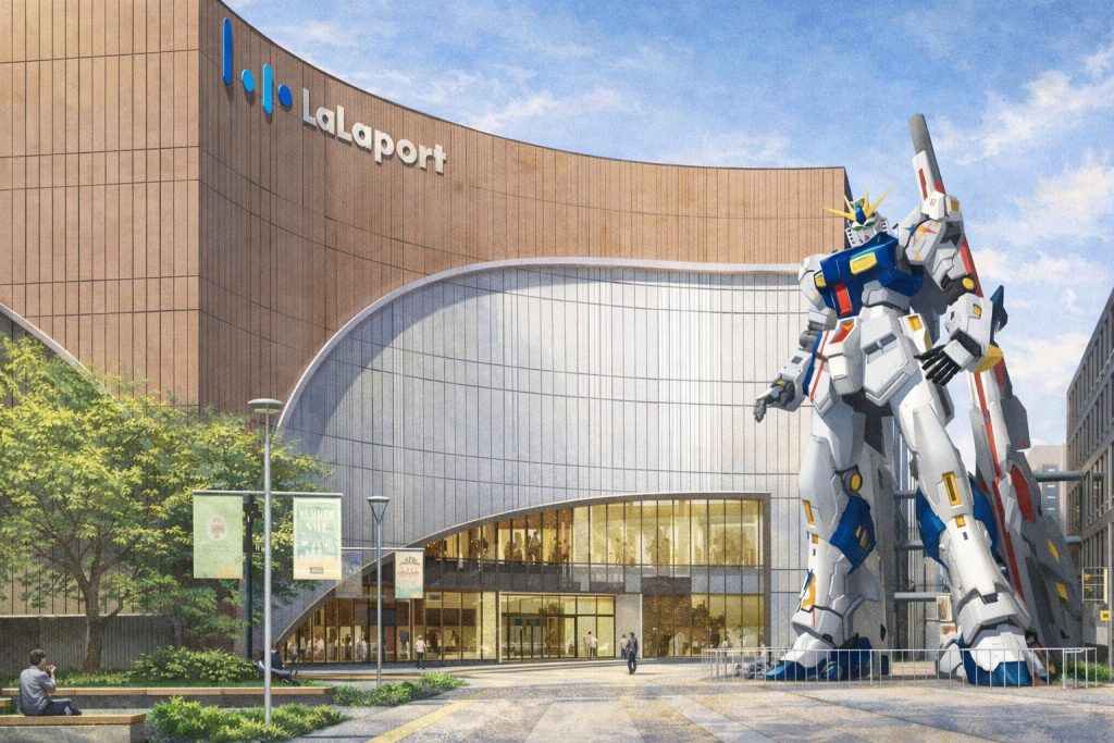 RX-93ff 𝛎 Gundam (実物大 𝛎ガンダム 立像)