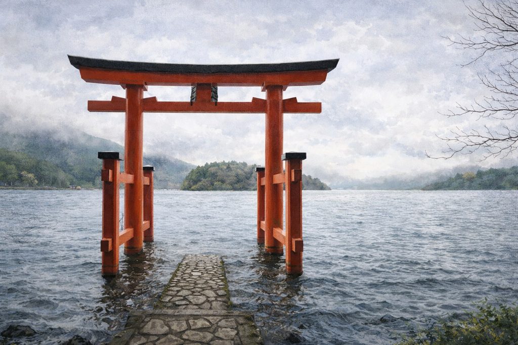 Torii de Paz de Hakone (平和の鳥居)