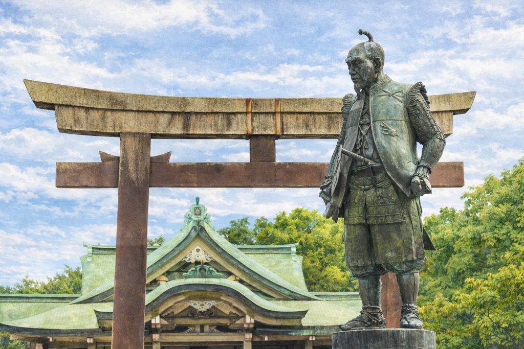 Estatua de Toyotomi Hideyoshi en Osaka (豊臣秀吉公像)