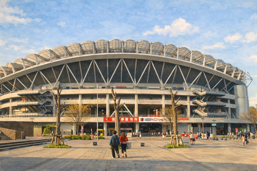 Estadio de Kashima (茨城県立カシマサッカースタジアム)