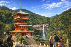Pagoda del templo Seiganto-ji (三重塔)