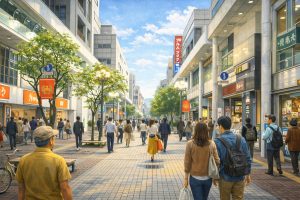 Ichiban-cho Shopping Street (一番町商店街)