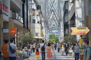 Takamatsu Marugame-machi shopping district (高松丸亀町商店街)