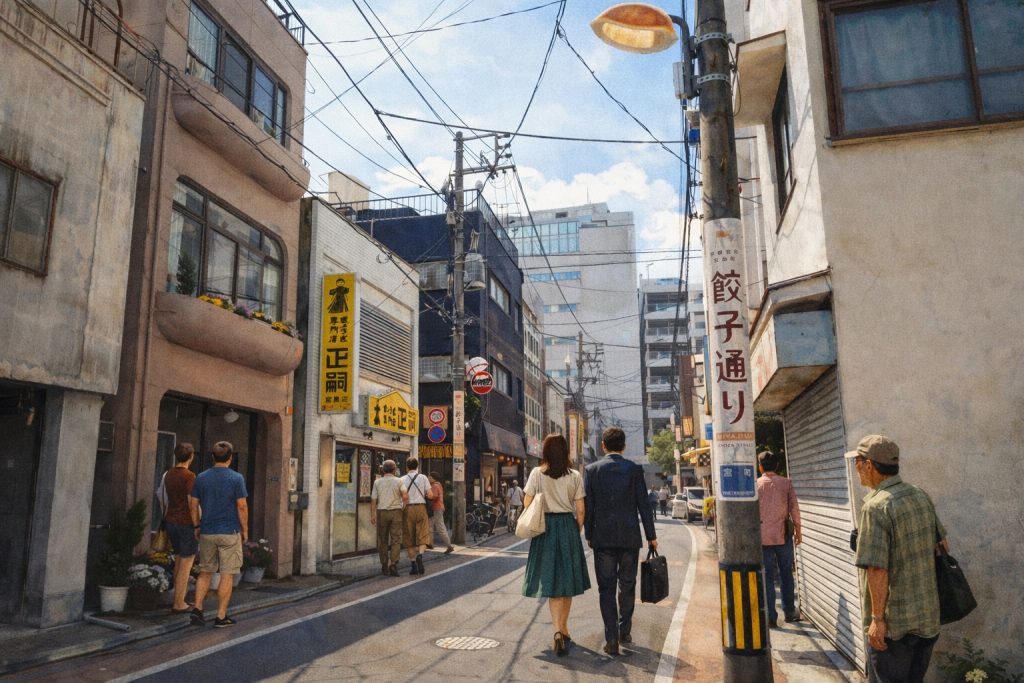 Utsunomiya Gyoza Street (宇都宮餃子通り)