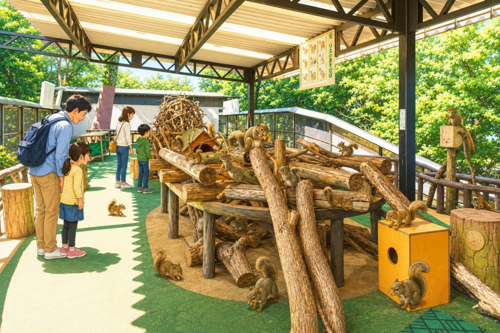 Gifu Kinkazan Squirrel Village (ぎふ金華山リス村)