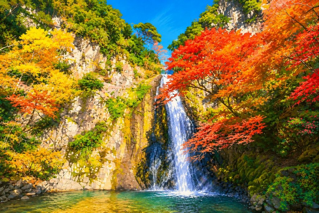 Cascada Minoo (箕面大滝)
