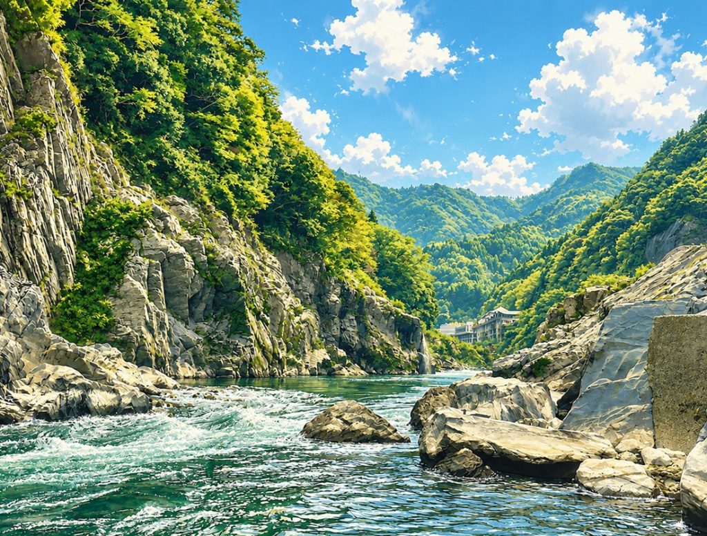 Garganta de Koboke (小歩危峡)