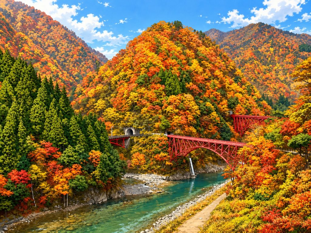 Garganta Kurobe (黒部峡谷)
